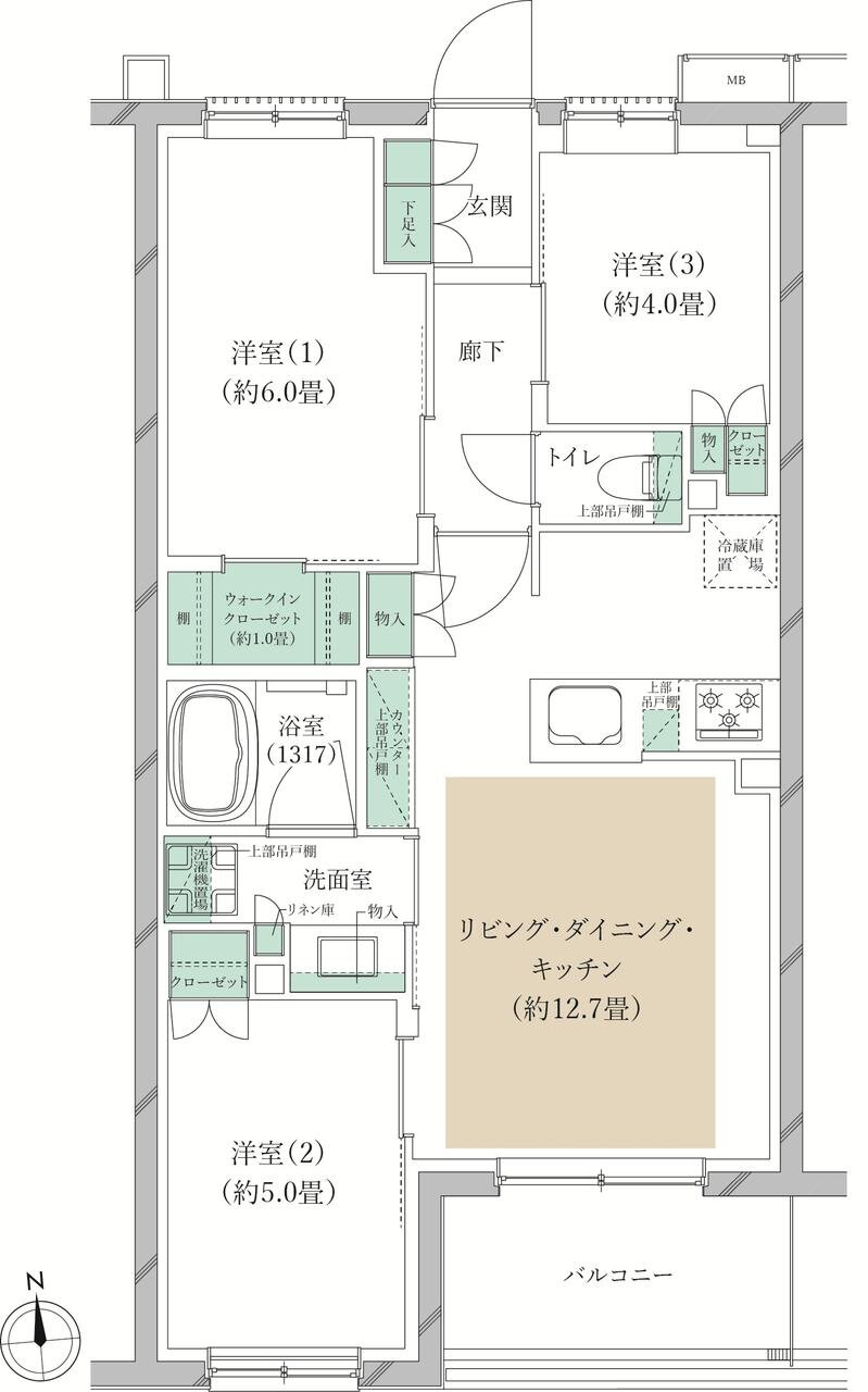 クレストフォルム横浜踊場 間取り S-E type(先着順)