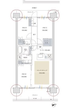 プレディア神戸舞子レジデンス 間取り EC type