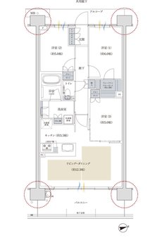 プレディア神戸舞子レジデンス 間取り EB type