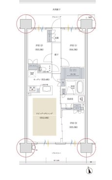 プレディア神戸舞子レジデンス 間取り SD type