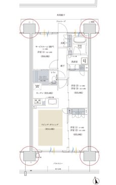 プレディア神戸舞子レジデンス 間取り SB type
