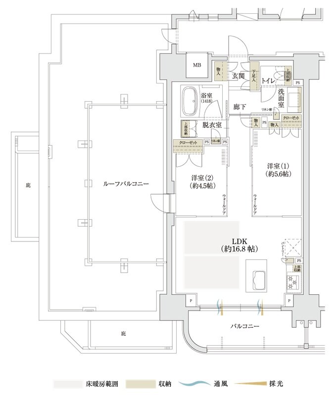 ユニロイヤル名東上社駅前 間取り Br type