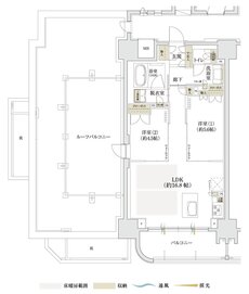 ユニロイヤル名東上社駅前 間取り Br type