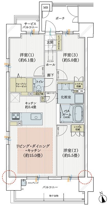 モアグレース千種春岡 間取り A TYPE