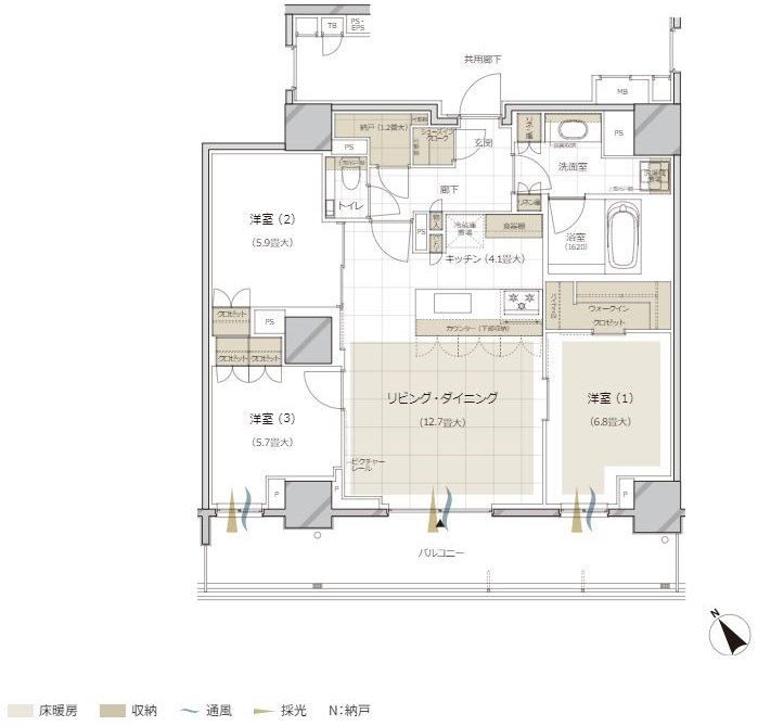 ブランズ白金台五丁目 間取り G TYPE