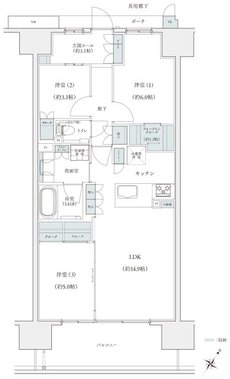ブライトタウン浜北駅前 間取り C TYPE