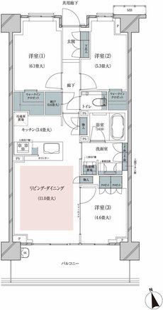 ブランズ津田沼奏の杜二丁目 間取り C TYPE