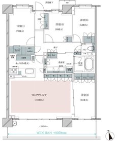 ブランズ津田沼奏の杜二丁目 間取り J TYPE