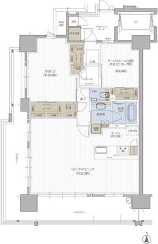 クレアホームズ松江大橋 間取り A type