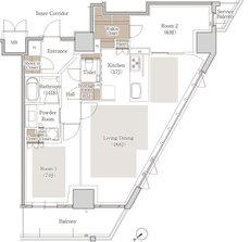 ローレルタワー名古屋千種 間取り O type