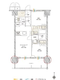 プレシス川口並木元町 間取り Bタイプ