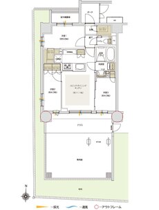 プレシス川口並木元町 間取り Agタイプ