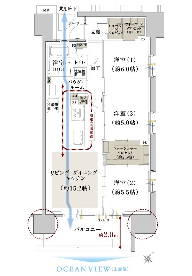 ファインセントラルシティ 間取り D type