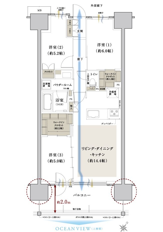 ファインセントラルシティ 間取り C1a type