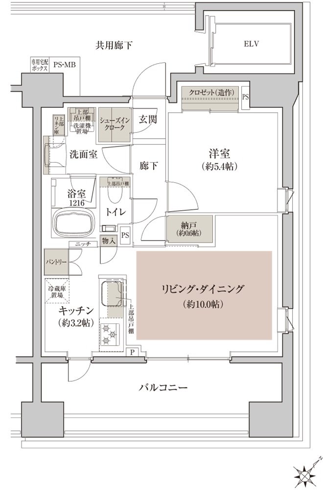 クレヴィア文京千石 間取り C type