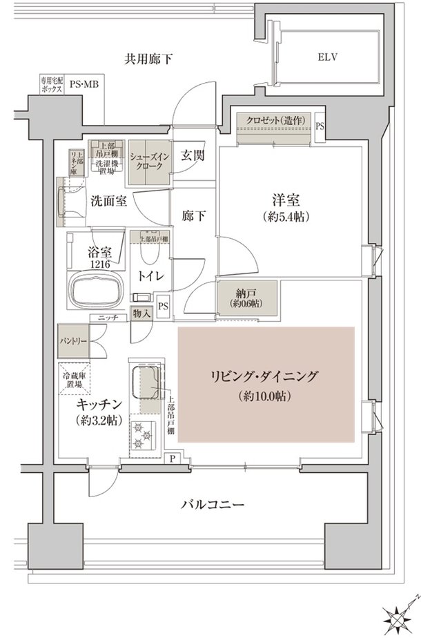 クレヴィア文京千石 間取り C type
