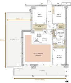 ヴェレーナ横浜鴨居 間取り Vr type（先着順受付住戸）