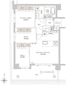 THE RESOCIA 下鴨 間取り G type