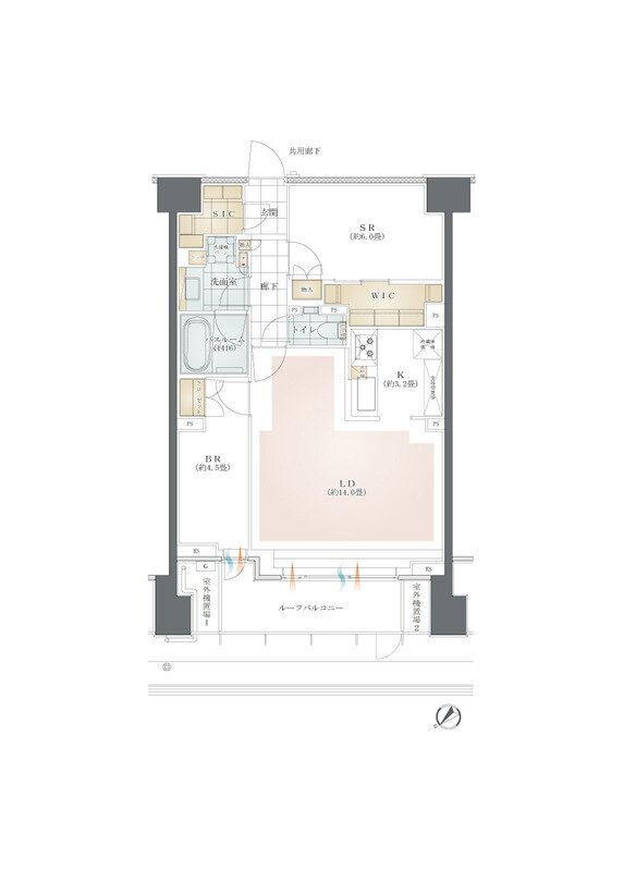 イノバス不動前 間取り BCタイプ