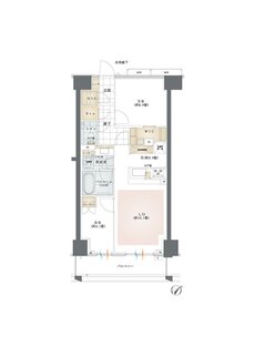 イノバス不動前 間取り AE1タイプ