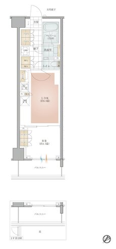 イノバス不動前 間取り AK2タイプ