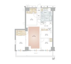 イノバス不動前 間取り AA2タイプ