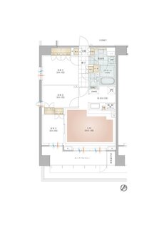 イノバス不動前 間取り BIタイプ