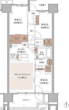 ブランズシティ品川ルネ キャナル 間取り B5 type