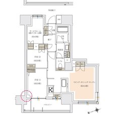 イニシア町屋ステーションサイト 間取り Q type［先着順/次期以降］