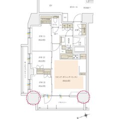 イニシア町屋ステーションサイト 間取り A type［先着順/次期以降］