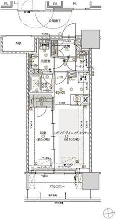 仙台 THE GRAND SKY 間取り G1タイプ