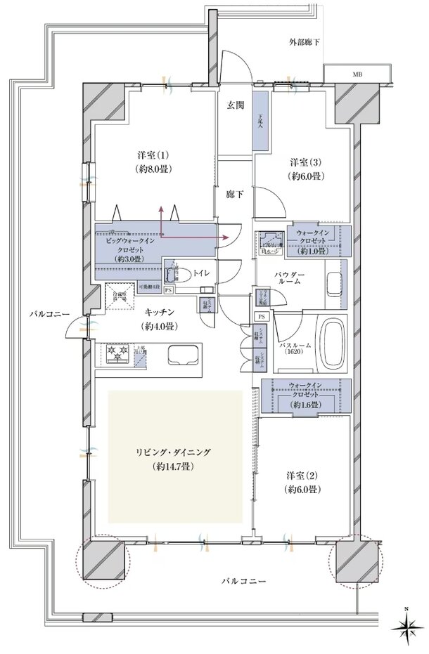 ヴェレーナシティ木更津マリーナベイ 間取り Aタイプ
