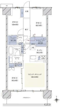 ヴェレーナシティ木更津マリーナベイ 間取り Bタイプ