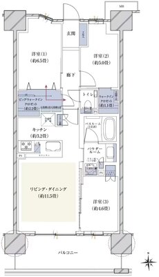 ヴェレーナシティ木更津マリーナベイ 間取り H2 タイプ