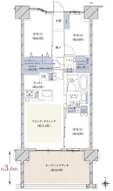 ヴェレーナシティ木更津マリーナベイ 間取り H2ODタイプ