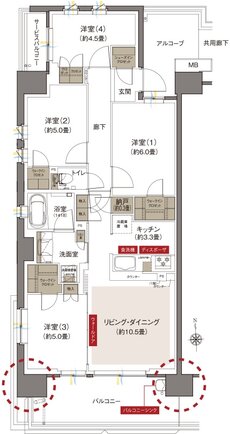 Grace Garden 小平小川東 間取り A1 type（先着順）