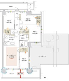 ハイムスイート京都 太秦天神川 間取り B18r TYPE