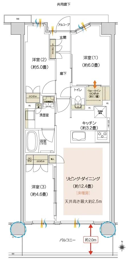 ハイムスイート京都 太秦天神川 間取り B10 TYPE