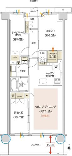 ハイムスイート京都 太秦天神川 間取り B11 TYPE