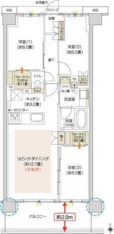 ハイムスイート京都 太秦天神川 間取り B17 TYPE
