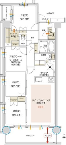ハイムスイート京都 太秦天神川 間取り B1 TYPE