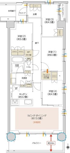 ハイムスイート京都 太秦天神川 間取り B20 TYPE