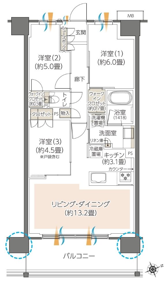 ハイムスイート川崎小島新田 間取り C7 type