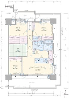アメイズ直方中央プレミアム 間取り E type