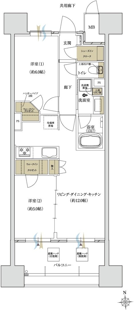MATSUE THE TOWER 間取り C type