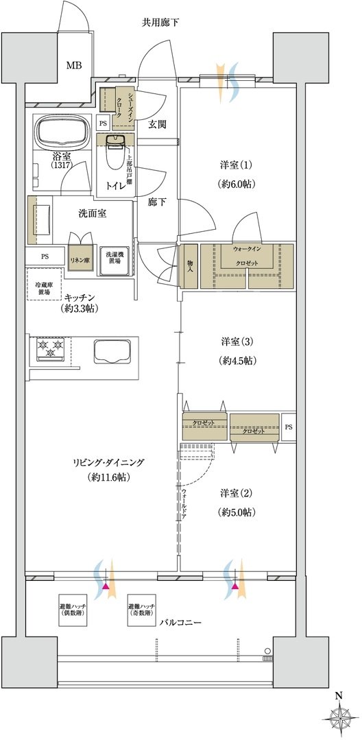 MATSUE THE TOWER 間取り D type