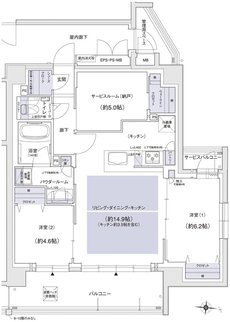 ユニハイム小岩 間取り Cタイプ