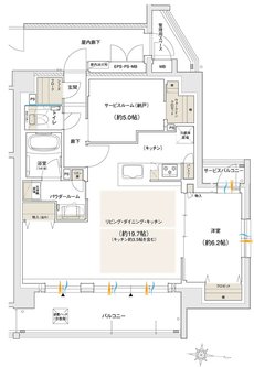ユニハイム小岩 間取り Cタイプ MENU PLAN 01