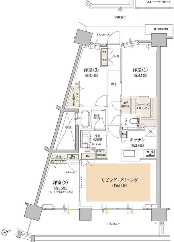 プラウドシティ所沢 間取り D5 type