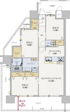アルファステイツ庚午中 間取り A TYPE